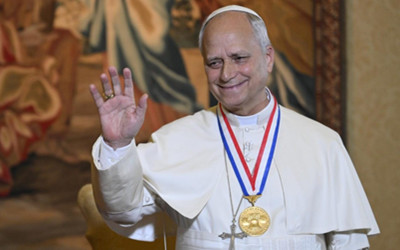 POPE LEO'S ADDRESS UPON RECEIVING LIBERTY MEDAL
