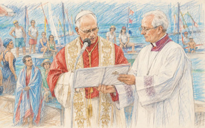 TURNING THE OTHER CHEEK IS NOT FOR “LOSERS” — POPE LEO XIV’S MESSAGE FROM A BOAT ON LAKE ALBANO
